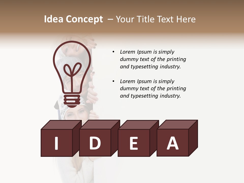 Cap Casual Copy PowerPoint Template