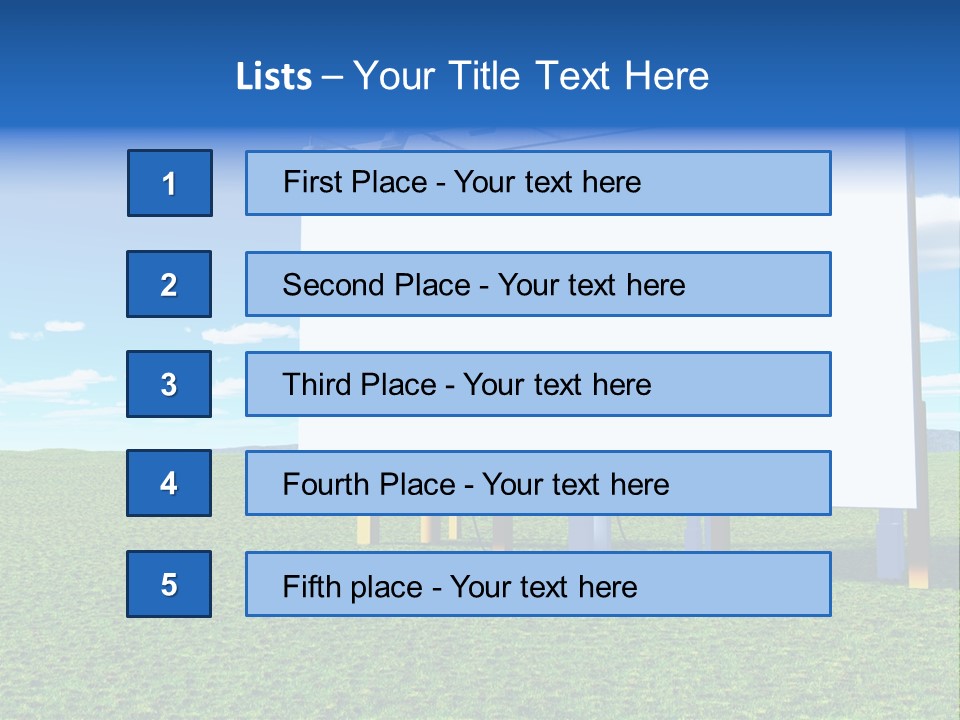 Marketing Customizable Outdoor PowerPoint Template