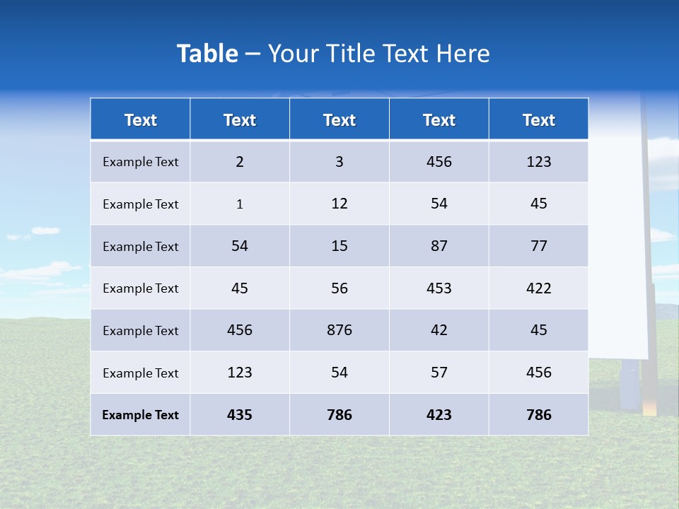 Marketing Customizable Outdoor PowerPoint Template
