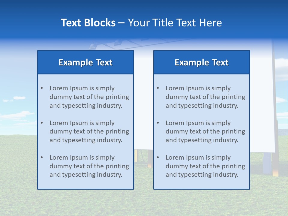 Marketing Customizable Outdoor PowerPoint Template