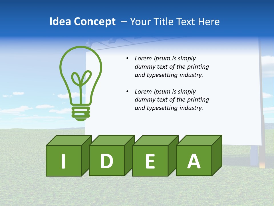 Marketing Customizable Outdoor PowerPoint Template