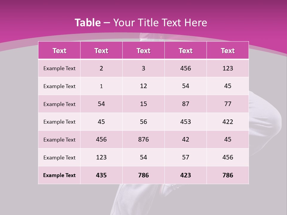 Board Team Per On PowerPoint Template