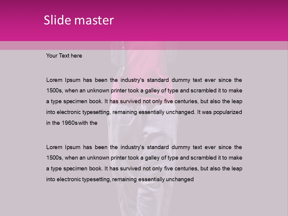 Chair Di Cu Ion Table PowerPoint Template