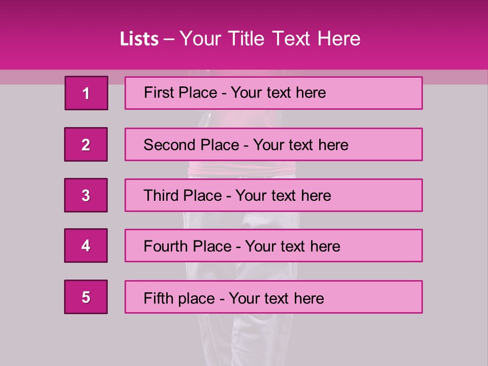 Chair Di Cu Ion Table PowerPoint Template