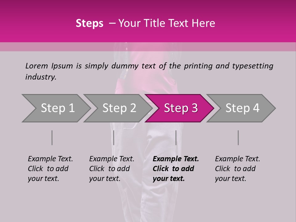 Chair Di Cu Ion Table PowerPoint Template