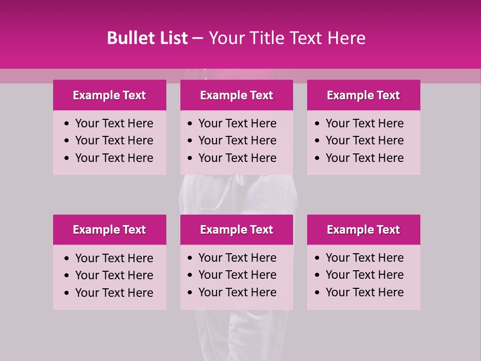 Chair Di Cu Ion Table PowerPoint Template