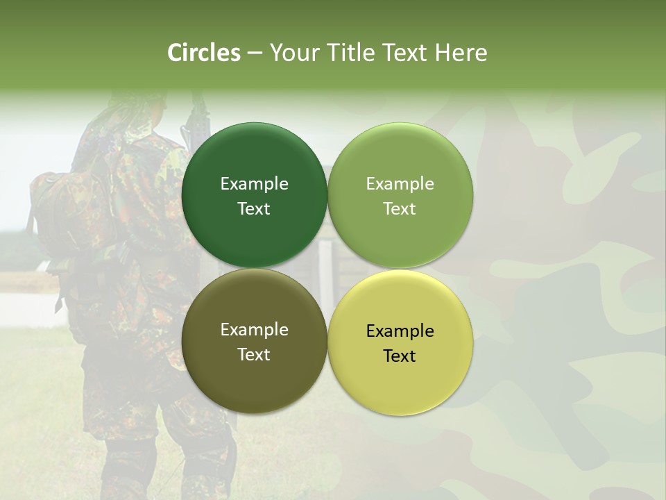 Royal Caucasian Arm PowerPoint Template