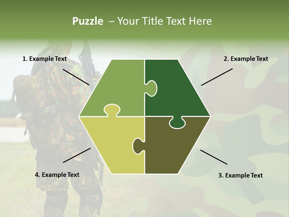 Royal Caucasian Arm PowerPoint Template