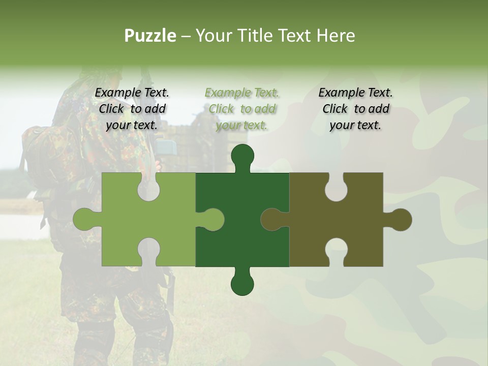 Royal Caucasian Arm PowerPoint Template