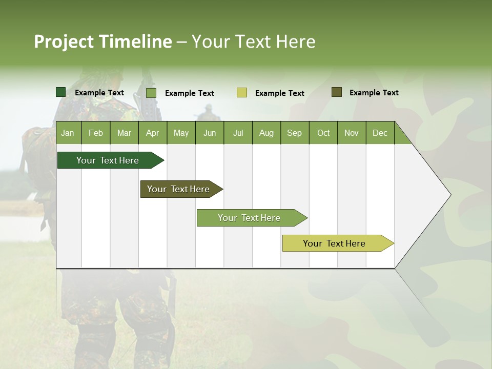 Royal Caucasian Arm PowerPoint Template