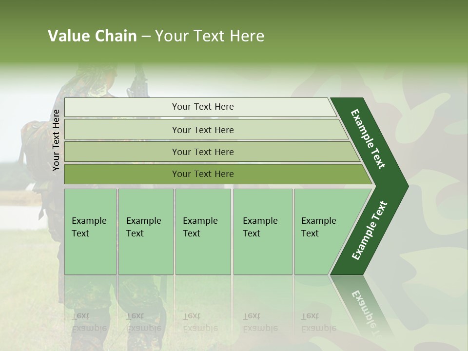 Royal Caucasian Arm PowerPoint Template