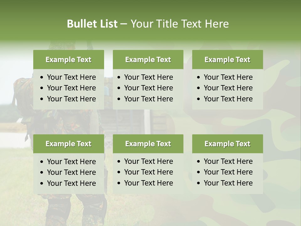 Royal Caucasian Arm PowerPoint Template