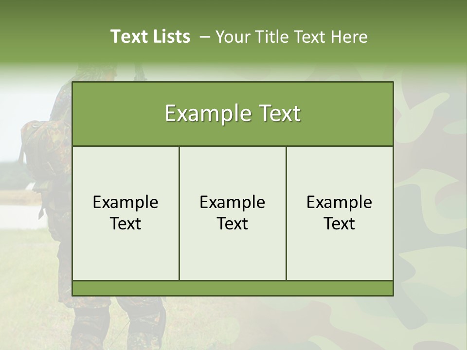 Royal Caucasian Arm PowerPoint Template