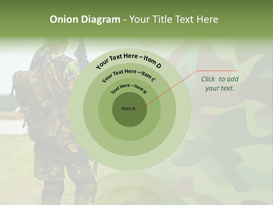 Royal Caucasian Arm PowerPoint Template