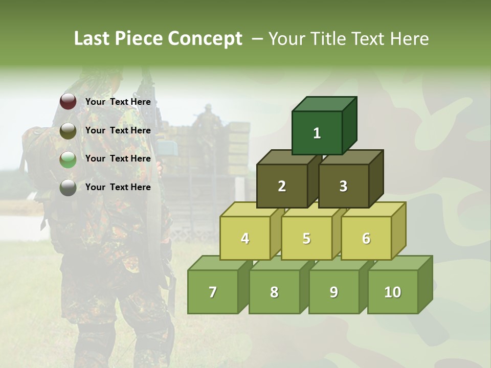 Royal Caucasian Arm PowerPoint Template