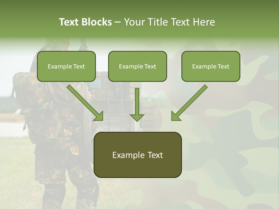 Royal Caucasian Arm PowerPoint Template