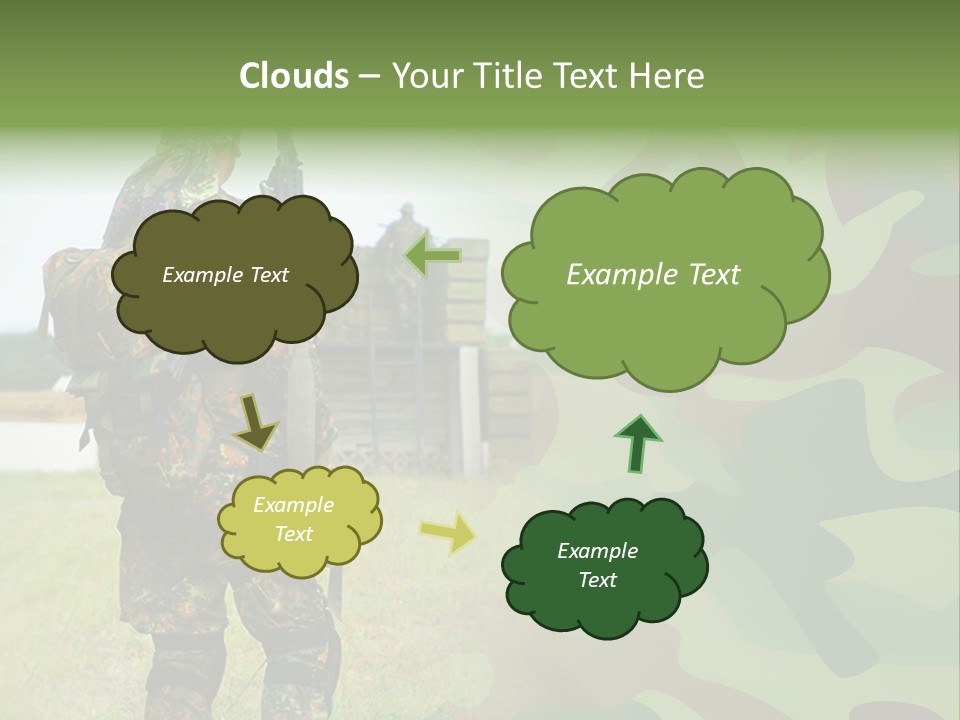 Royal Caucasian Arm PowerPoint Template
