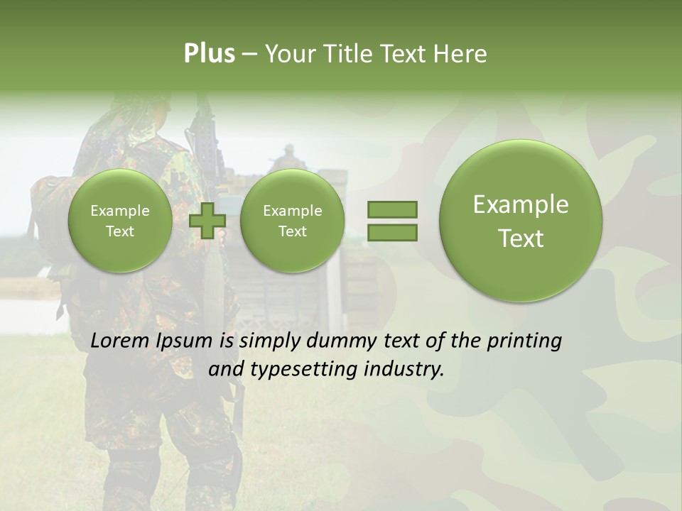Royal Caucasian Arm PowerPoint Template