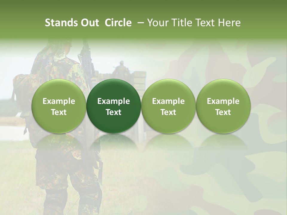 Royal Caucasian Arm PowerPoint Template