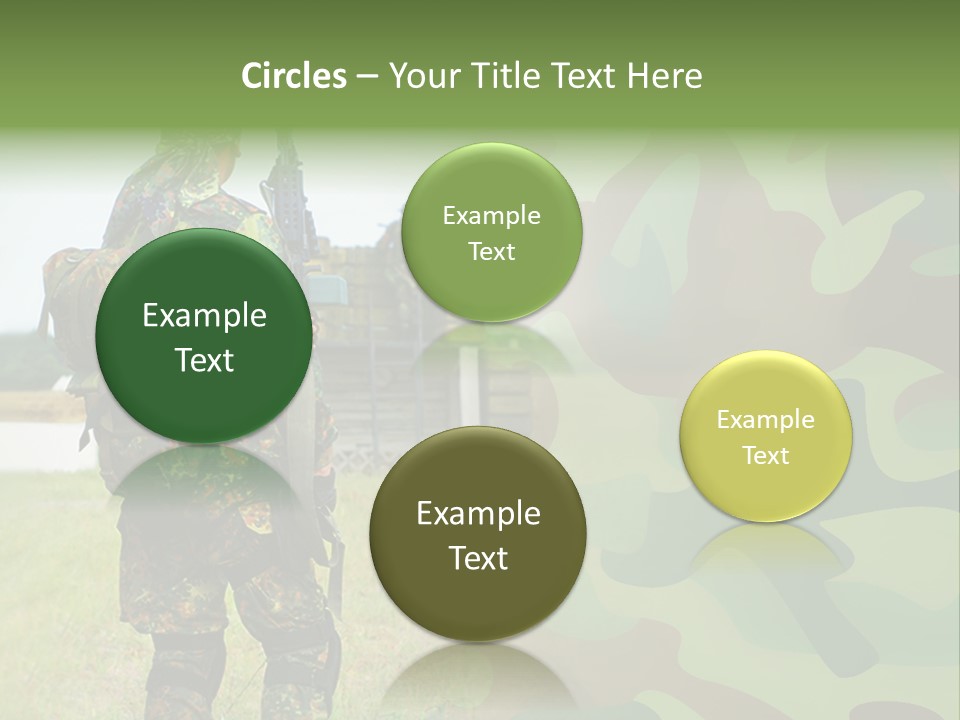 Royal Caucasian Arm PowerPoint Template