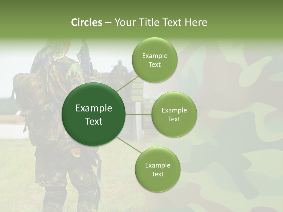 Royal Caucasian Arm PowerPoint Template