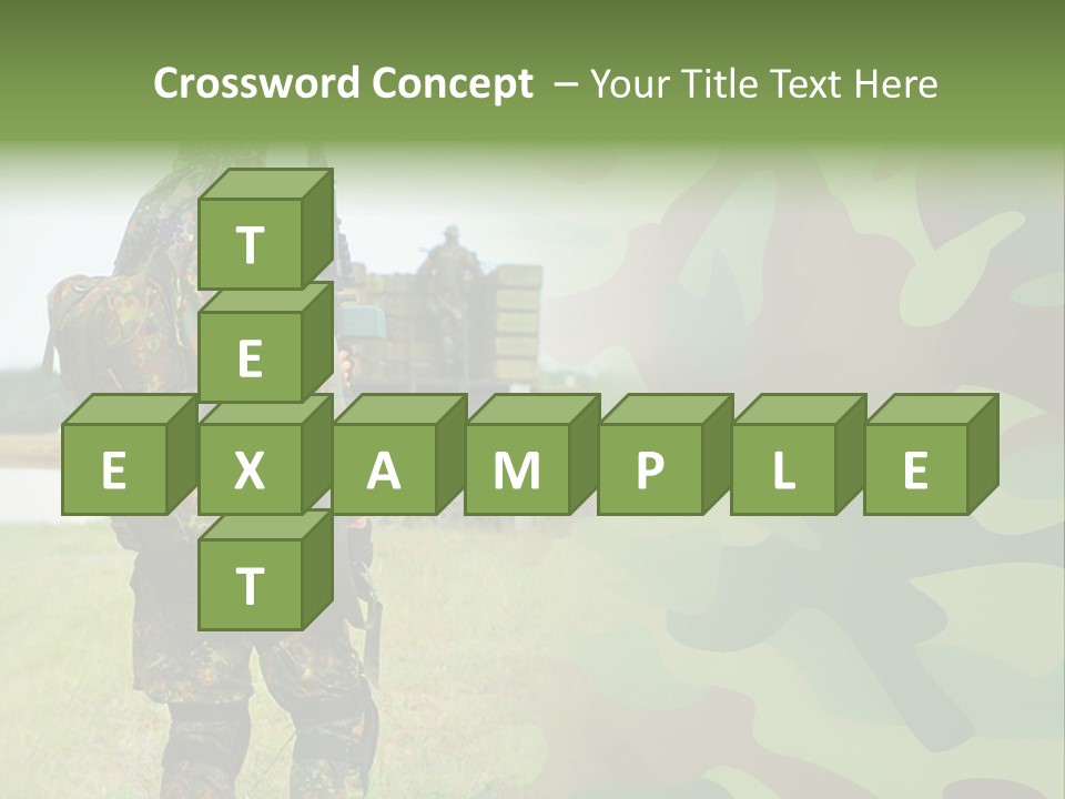 Royal Caucasian Arm PowerPoint Template