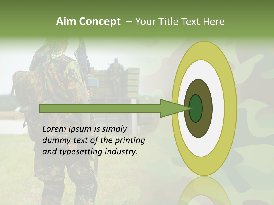 Royal Caucasian Arm PowerPoint Template