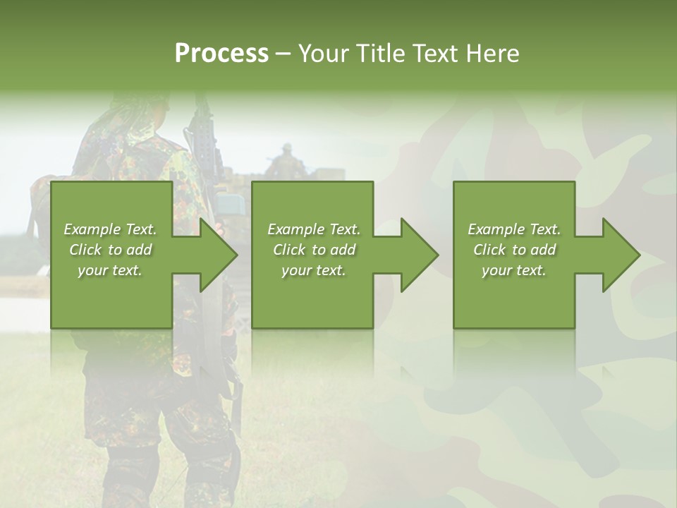 Royal Caucasian Arm PowerPoint Template