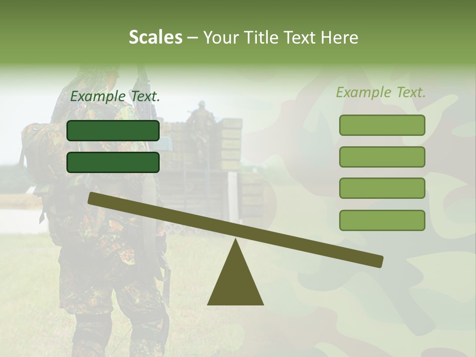 Royal Caucasian Arm PowerPoint Template