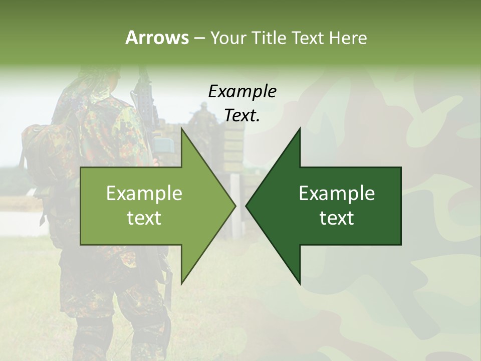 Royal Caucasian Arm PowerPoint Template