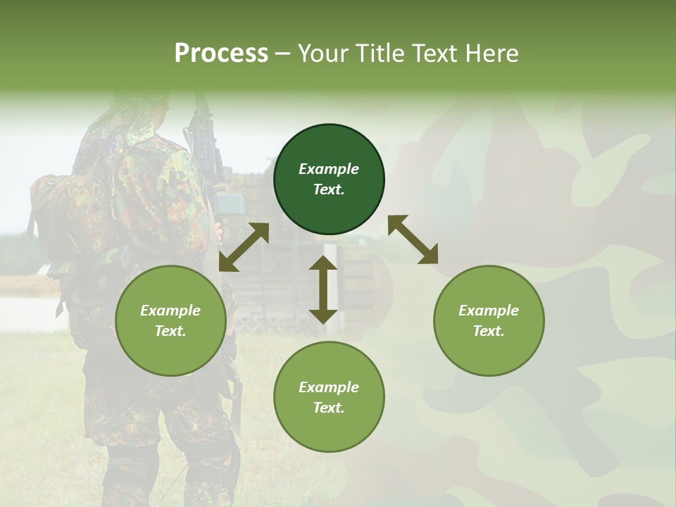 Royal Caucasian Arm PowerPoint Template