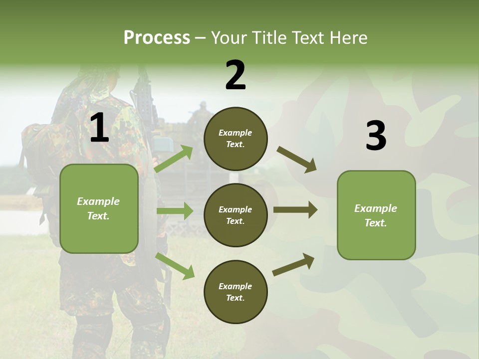 Royal Caucasian Arm PowerPoint Template