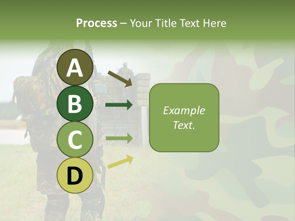 Royal Caucasian Arm PowerPoint Template