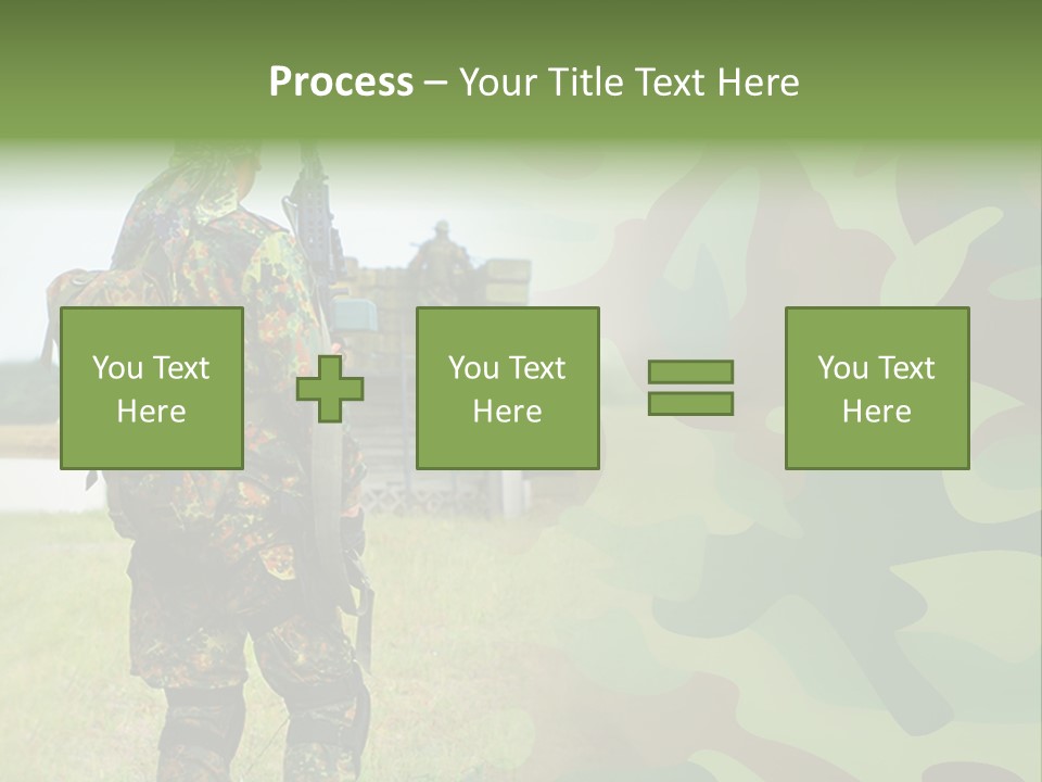 Royal Caucasian Arm PowerPoint Template