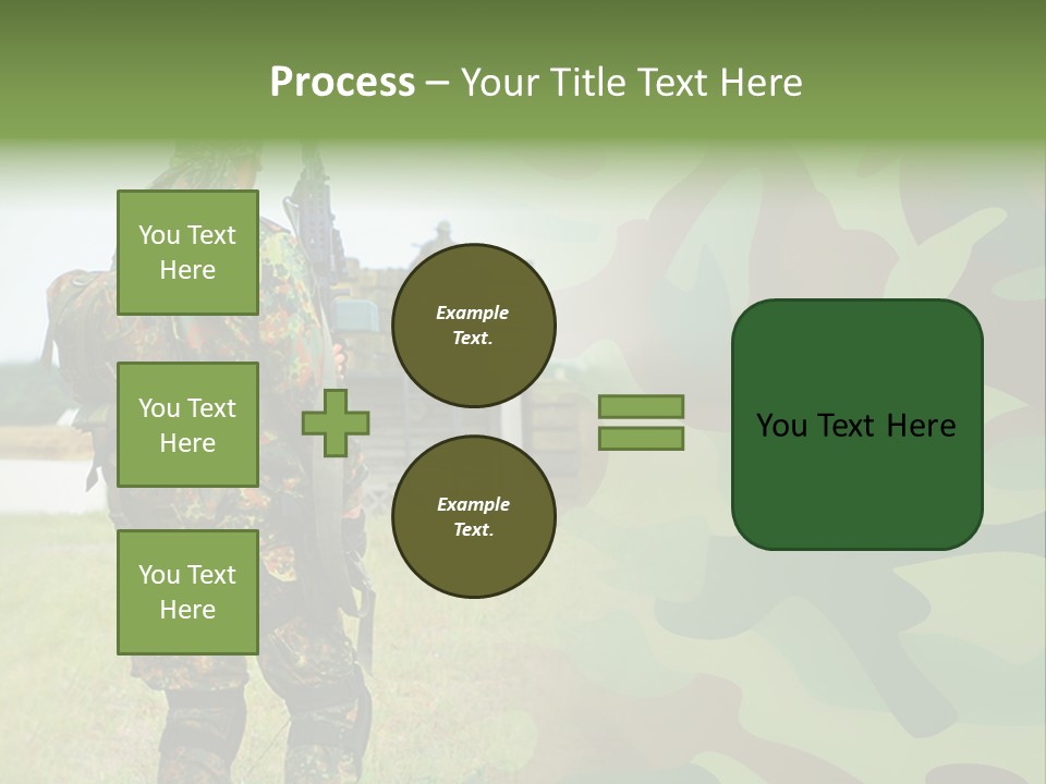 Royal Caucasian Arm PowerPoint Template