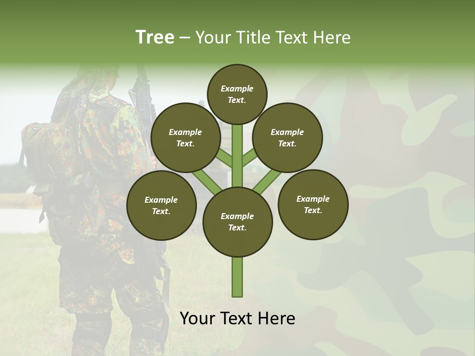 Royal Caucasian Arm PowerPoint Template