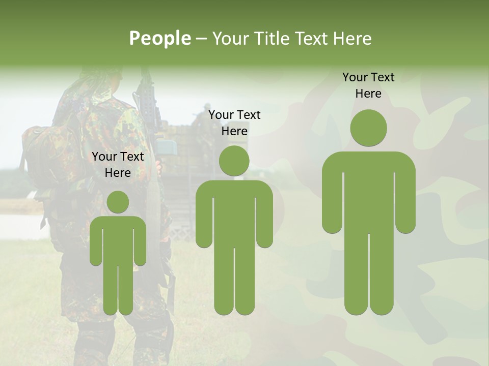 Royal Caucasian Arm PowerPoint Template