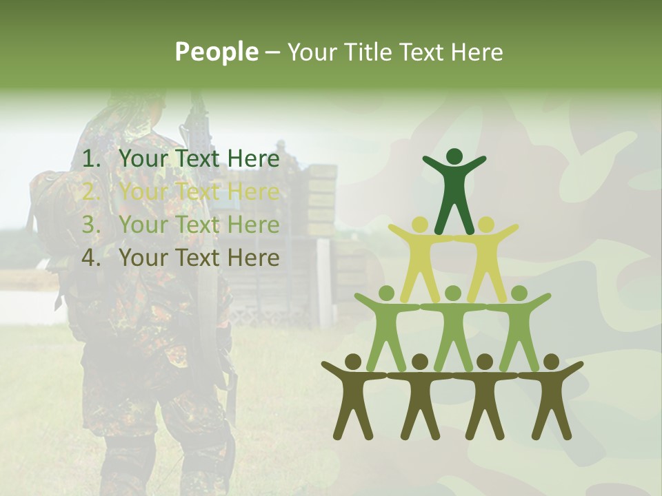 Royal Caucasian Arm PowerPoint Template