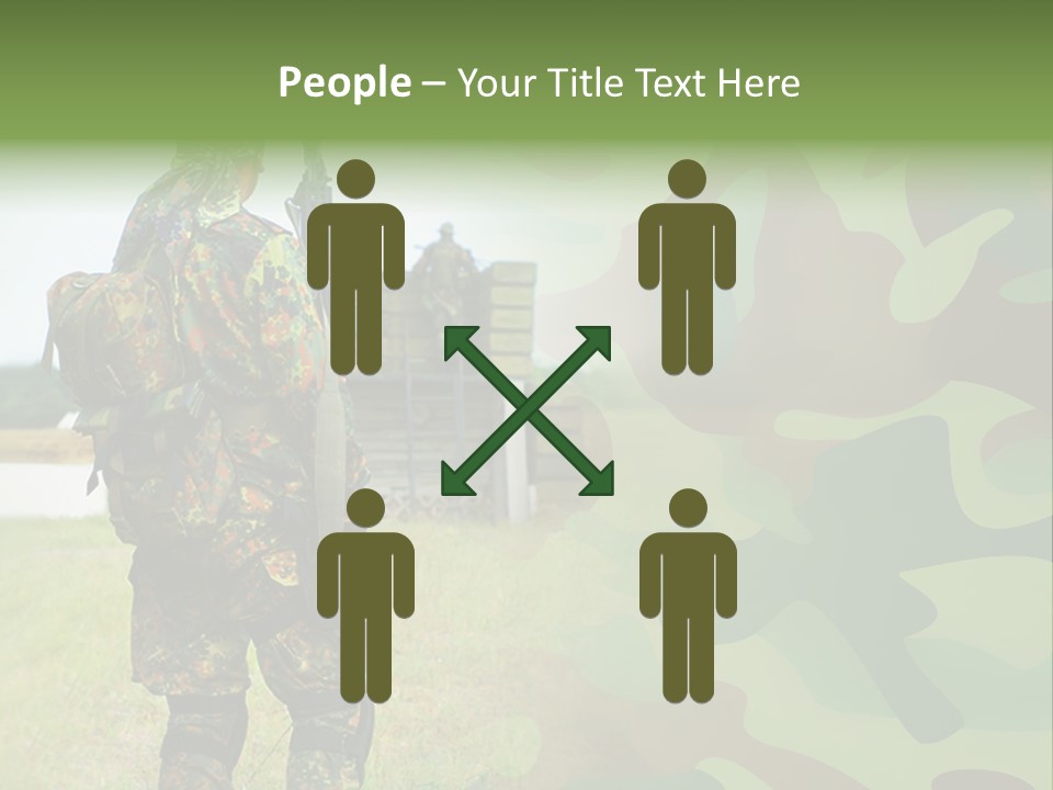 Royal Caucasian Arm PowerPoint Template