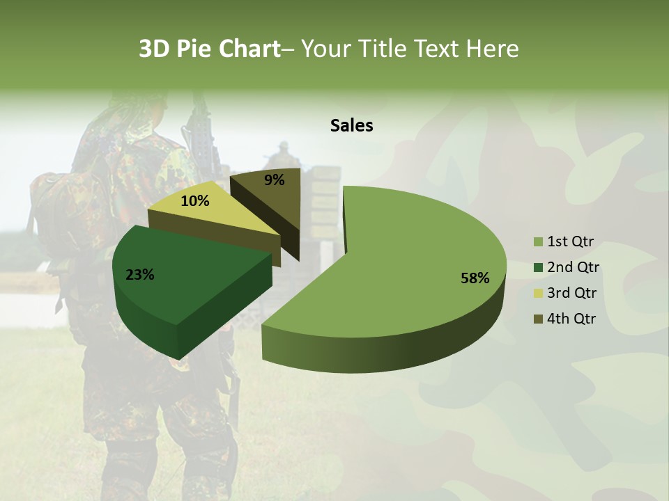 Royal Caucasian Arm PowerPoint Template
