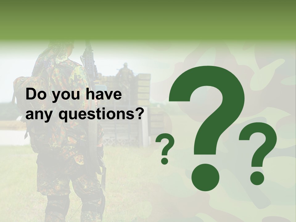 Royal Caucasian Arm PowerPoint Template