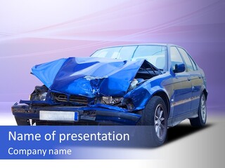 Shop Dent Car PowerPoint Template