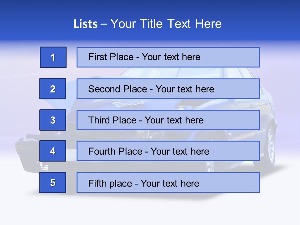 Shop Dent Car PowerPoint Template