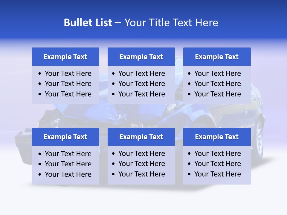Shop Dent Car PowerPoint Template