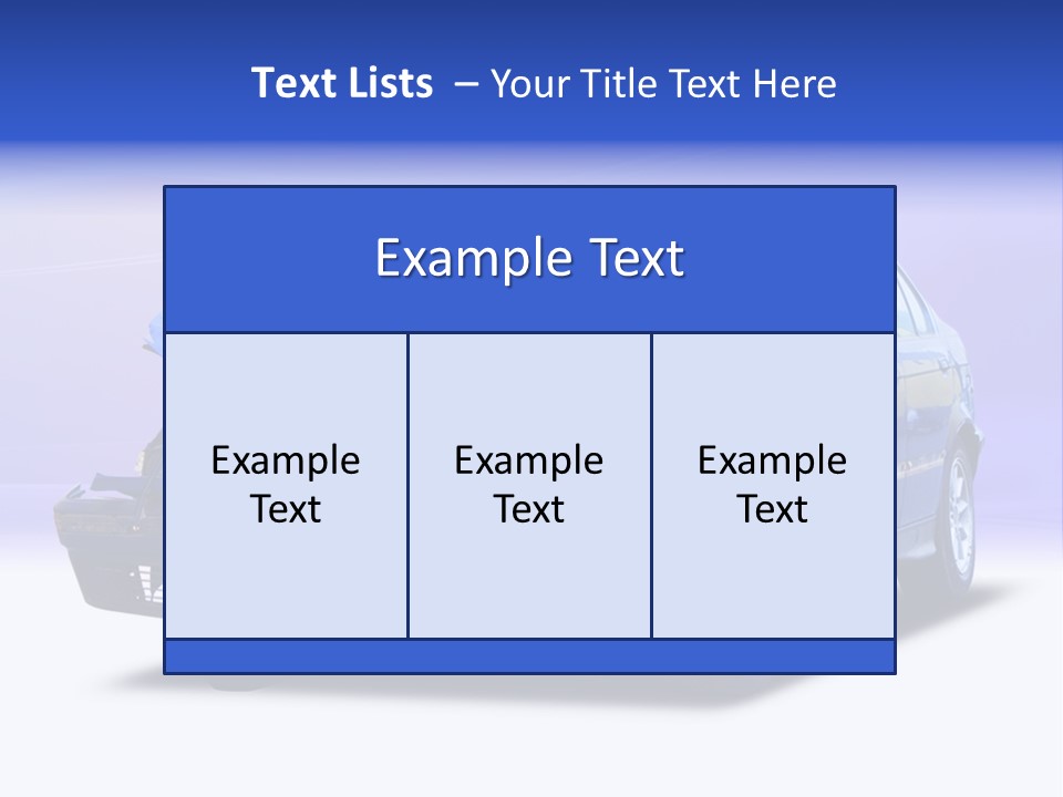 Shop Dent Car PowerPoint Template