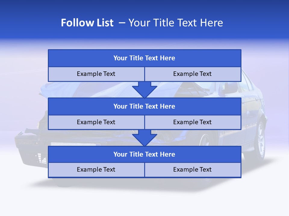 Shop Dent Car PowerPoint Template