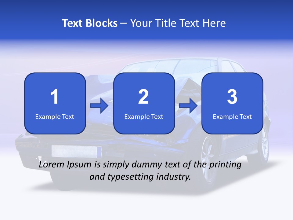 Shop Dent Car PowerPoint Template