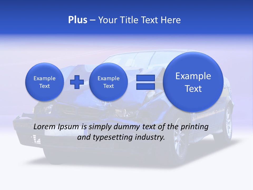 Shop Dent Car PowerPoint Template