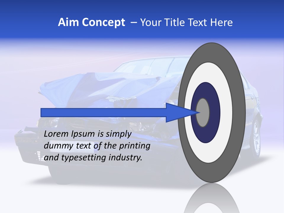Shop Dent Car PowerPoint Template