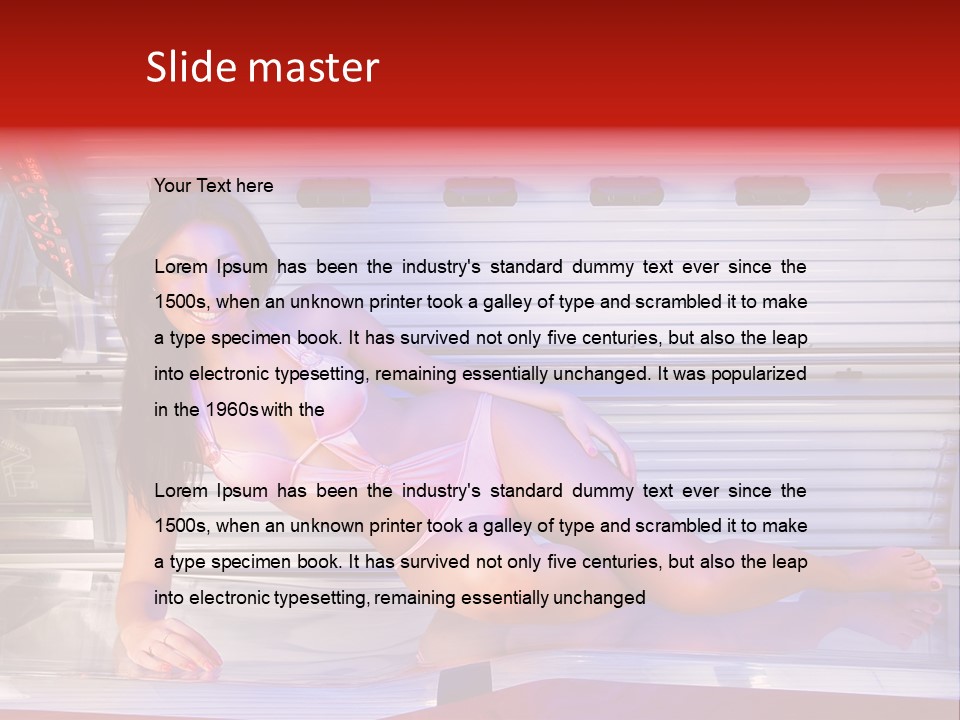 Beauty Waist Sexy PowerPoint Template